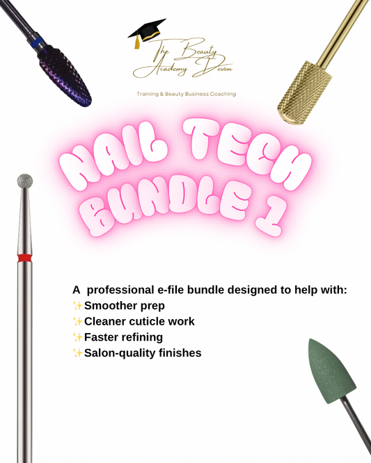 Nail Tech Creator Bundle 1™ |Professional E-File Bit Kit