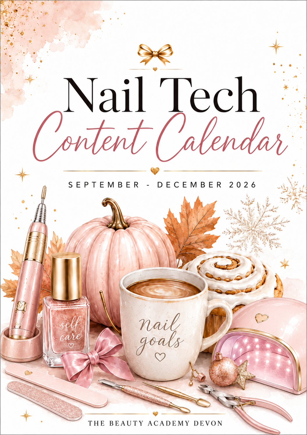 Nail Tech Content Calendar 2026 | Social Media Planner